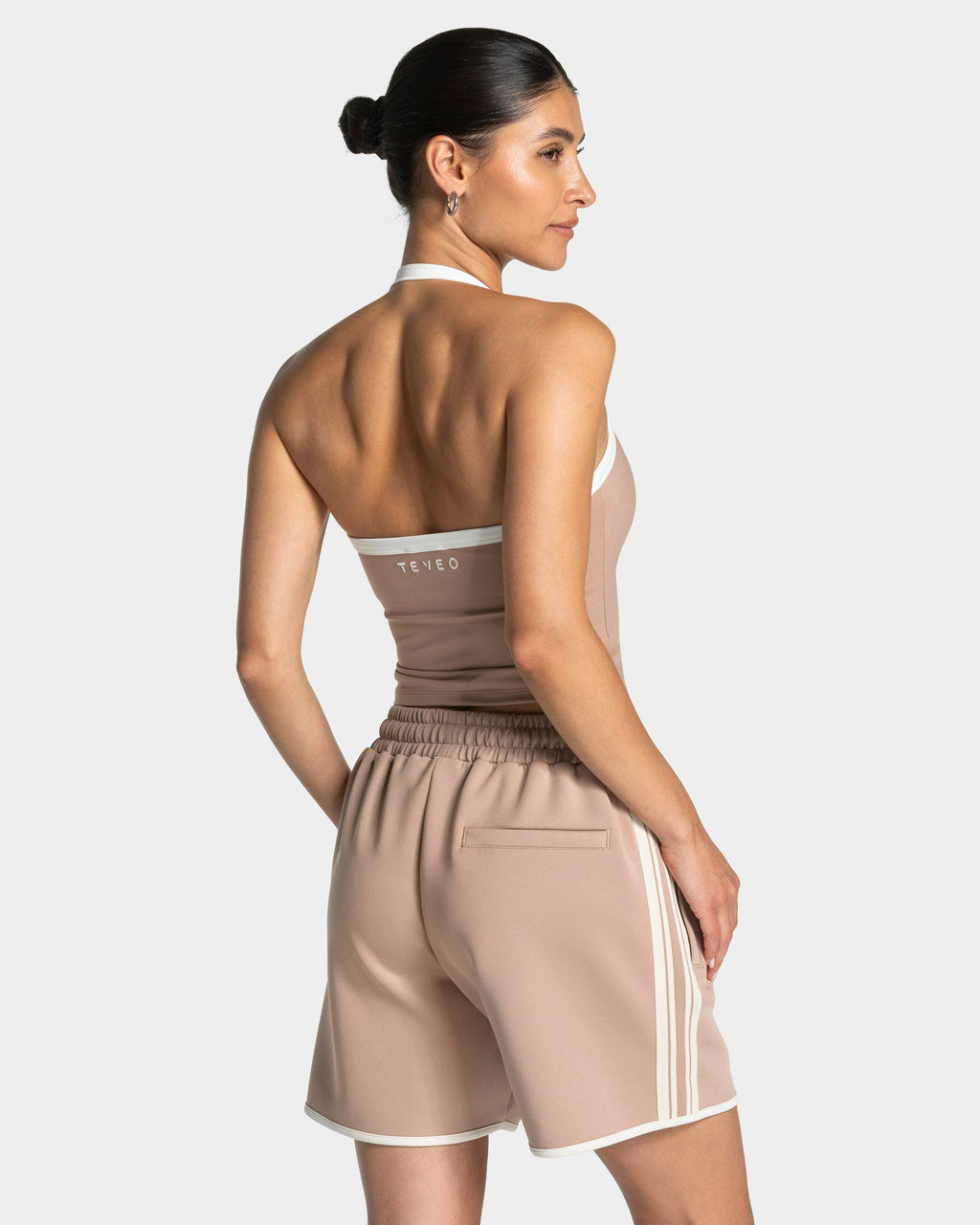 Club Neckholder Top "Beige"