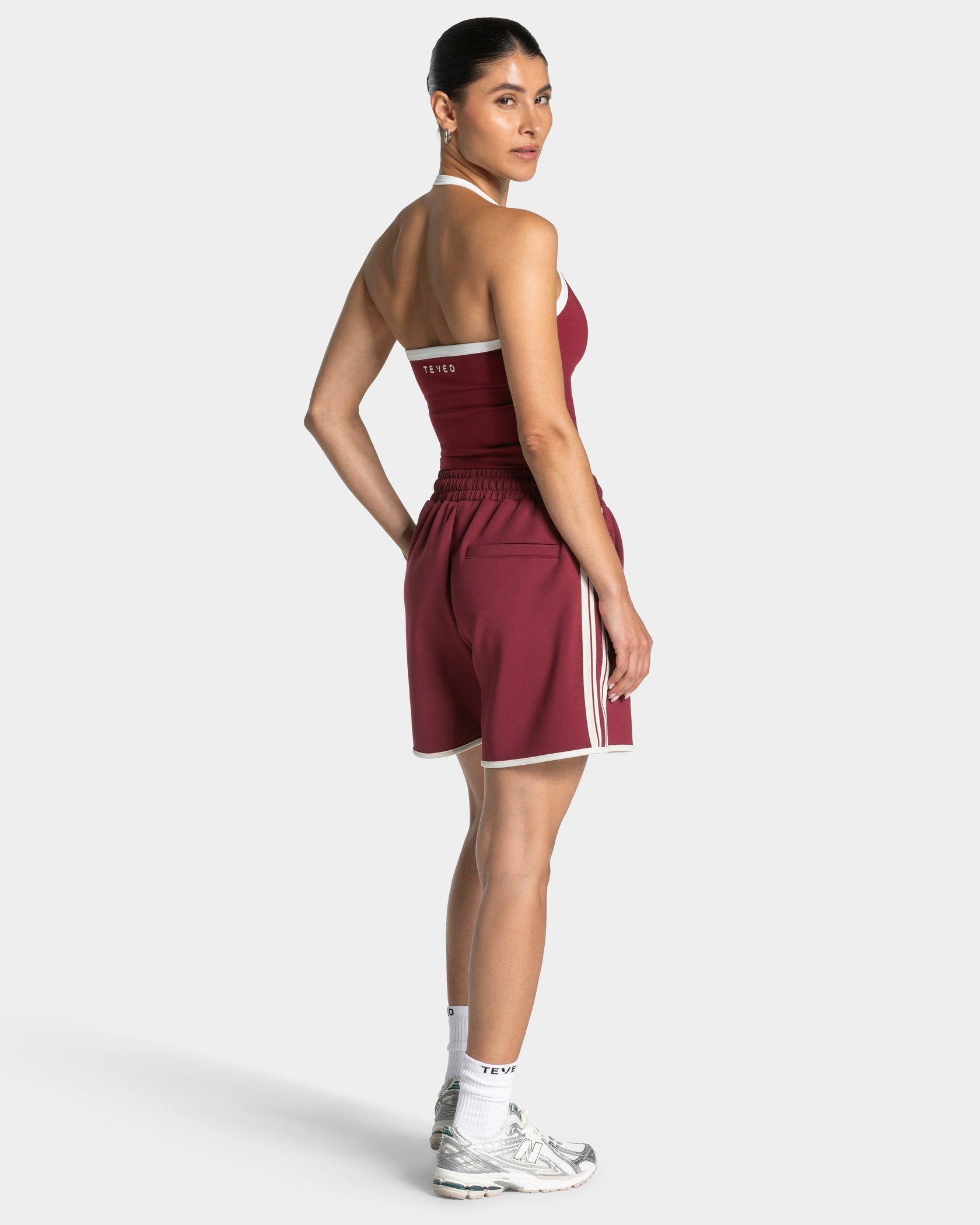 Club Shorts "Weinrot"