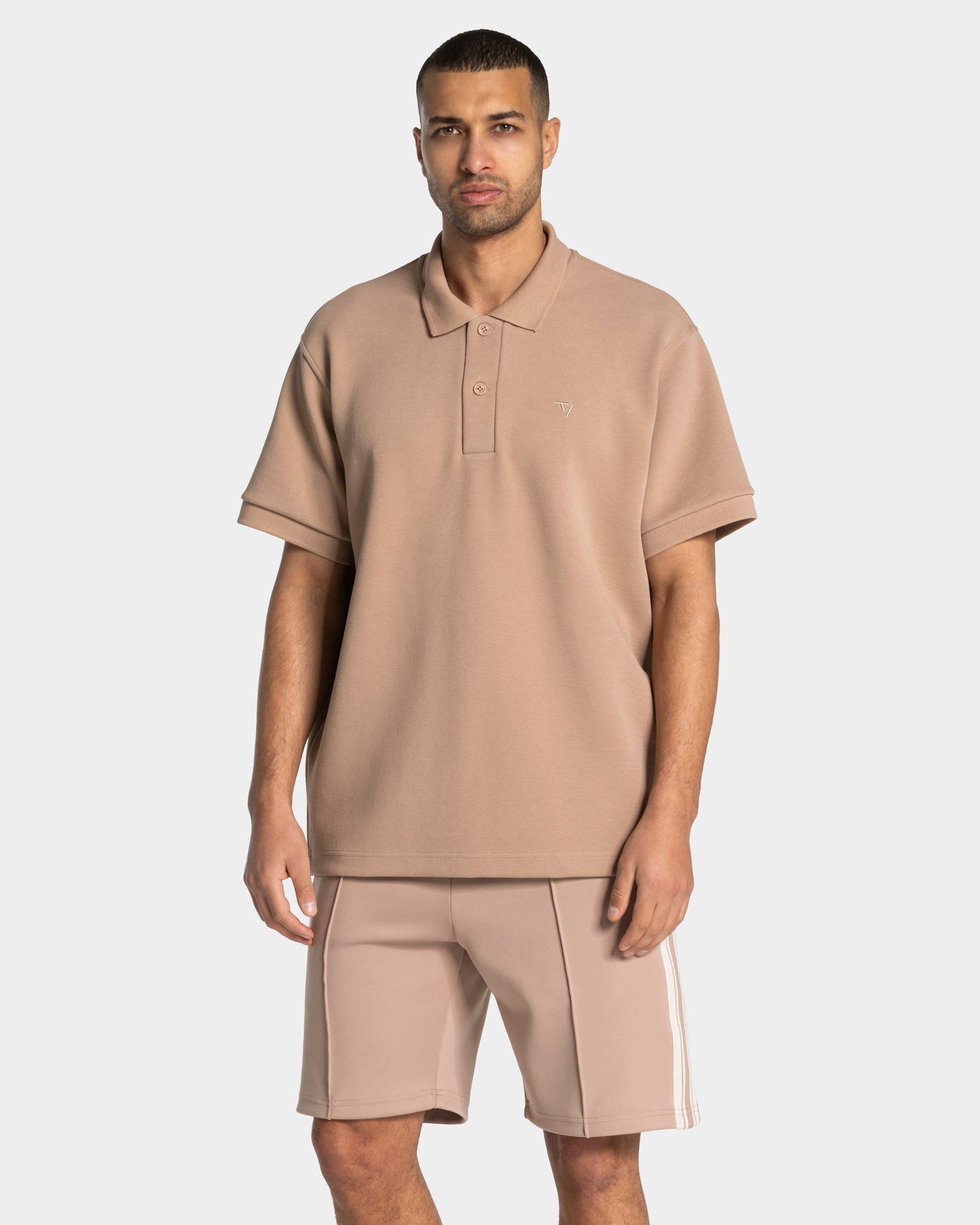 Club Oversized Polo "Beige"