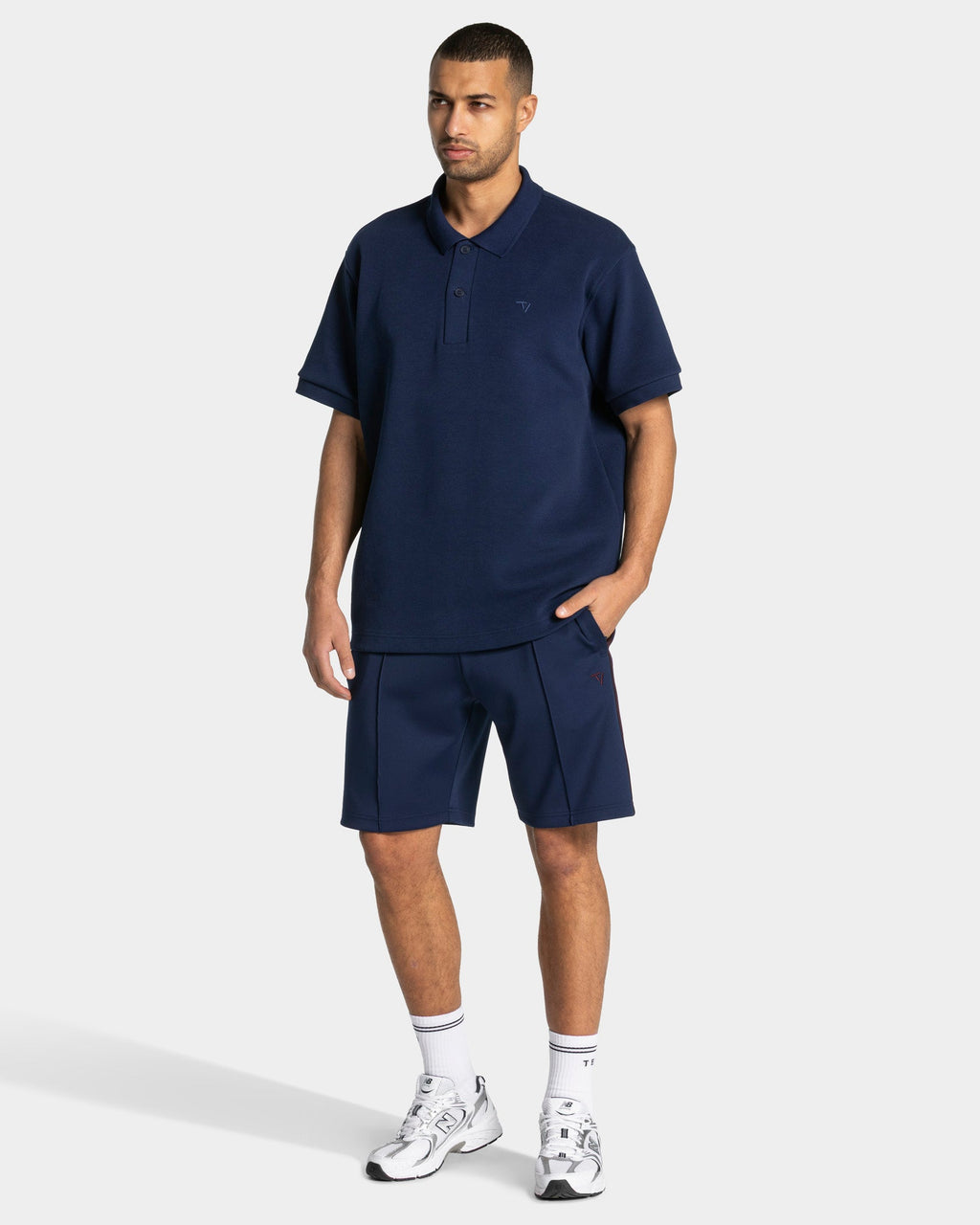 Club Oversized Polo "Dunkelblau"