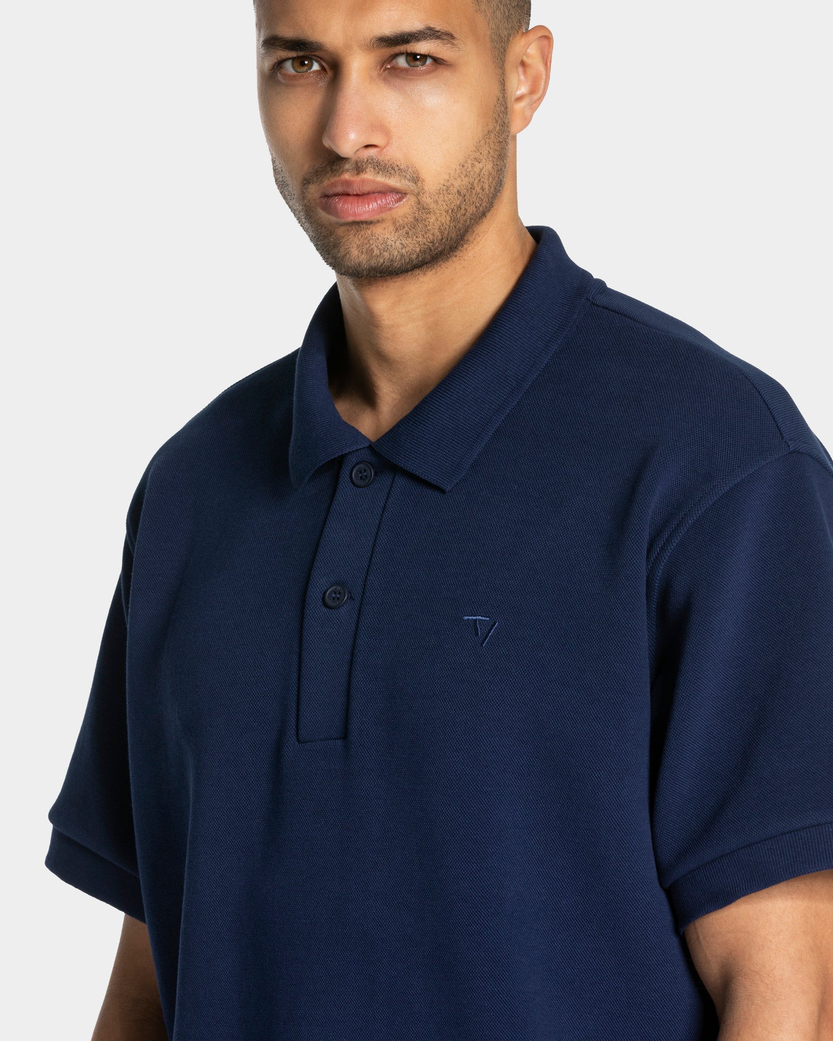 Club Oversized Polo "Dunkelblau"