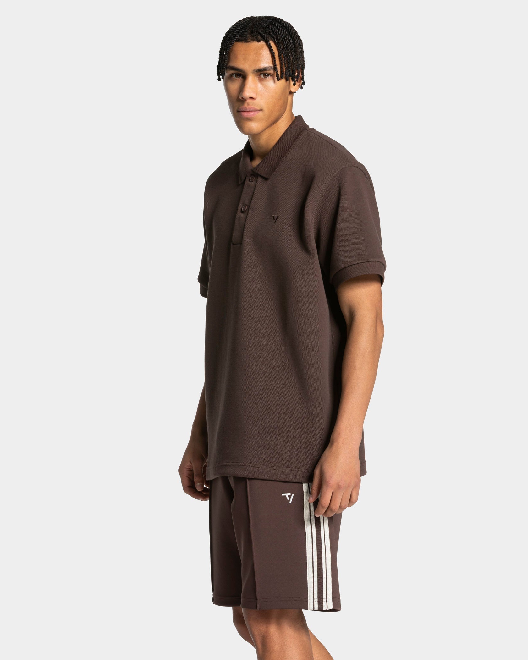 Club Oversized Polo "Espresso"
