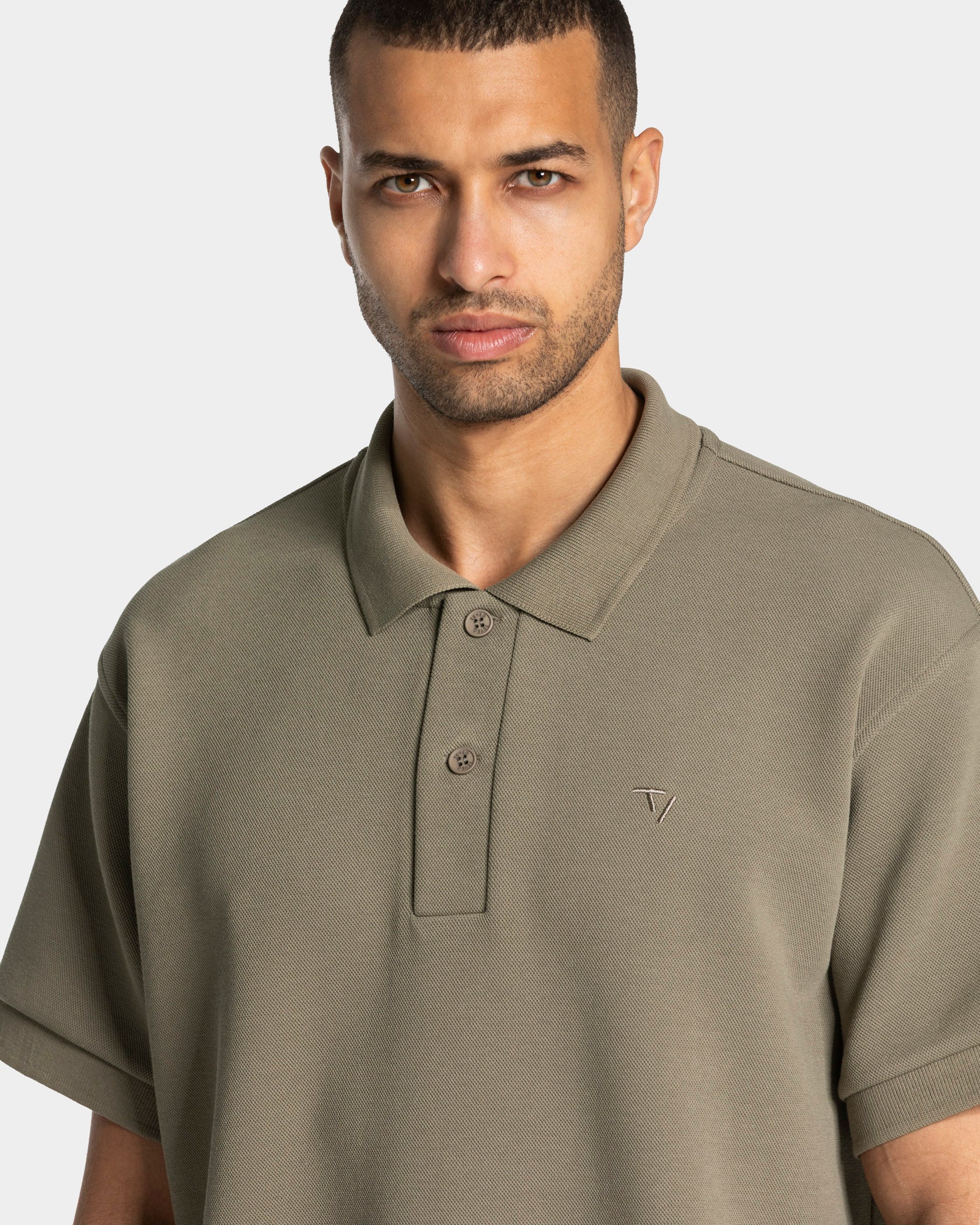 Club Oversized Polo "Khaki"