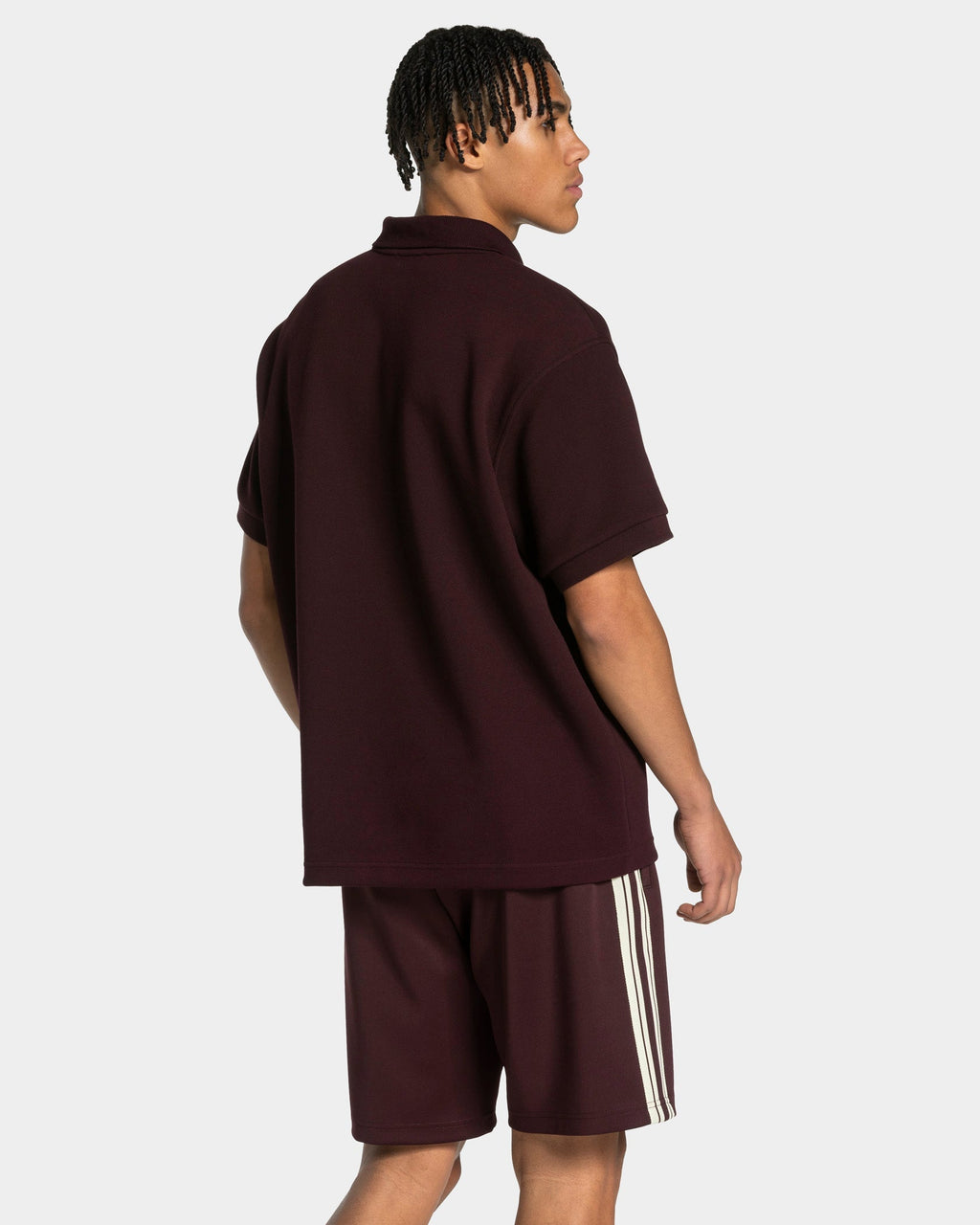 Club Oversized Polo "Merlot"