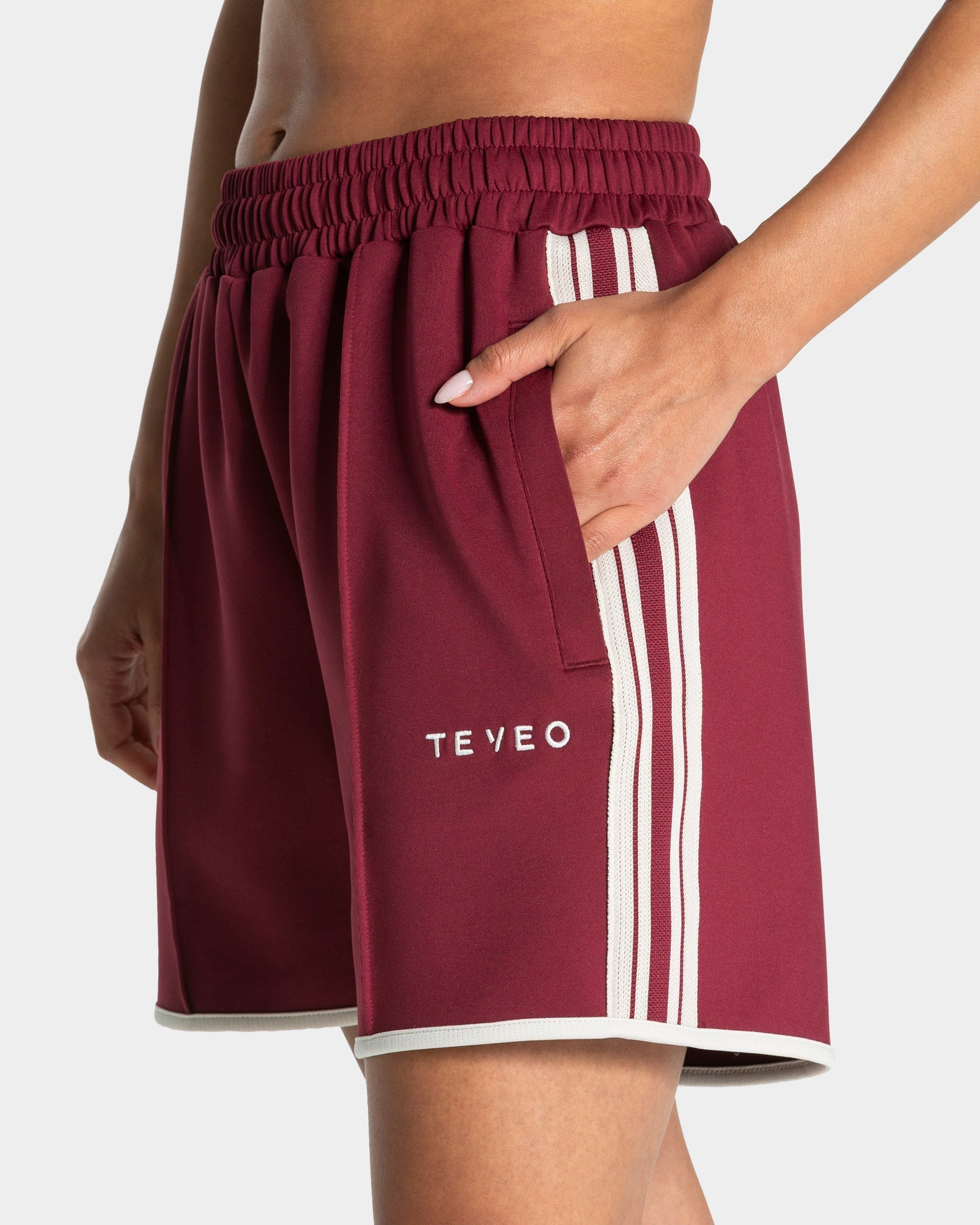 Club Shorts "Weinrot"
