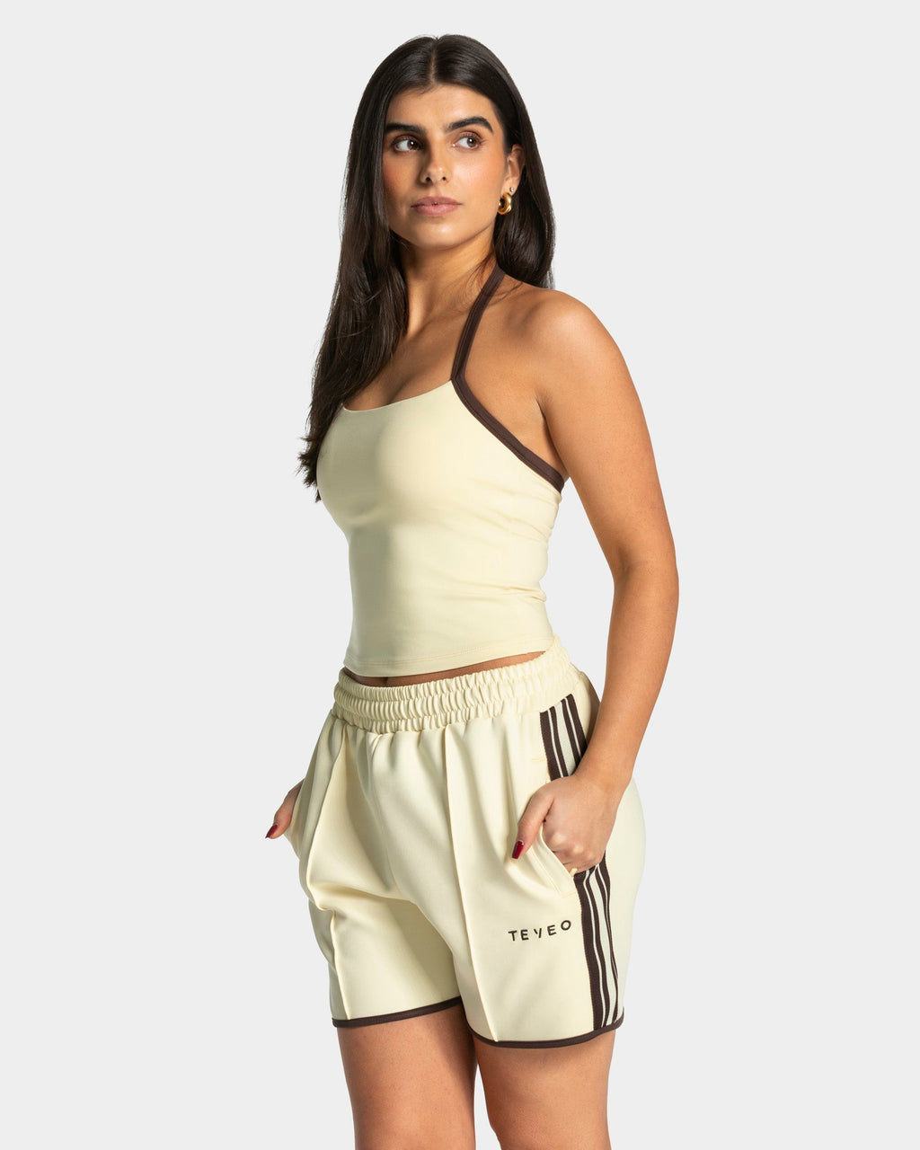 Club Neckholder Top "Butter Yellow"