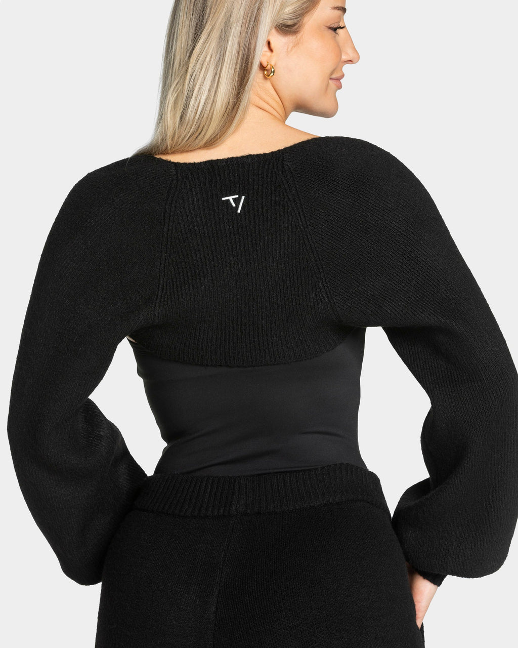 Knit Bolero "Schwarz"