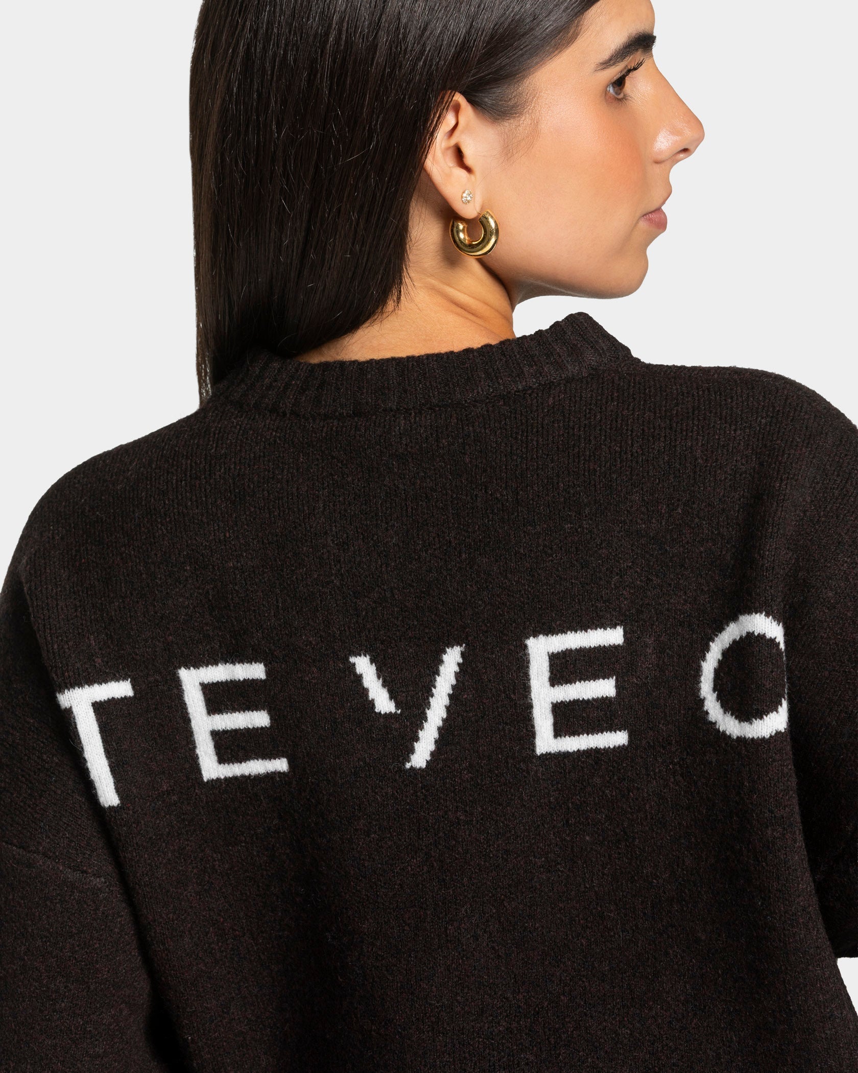 Knit Sweater "Dark Chocolate"