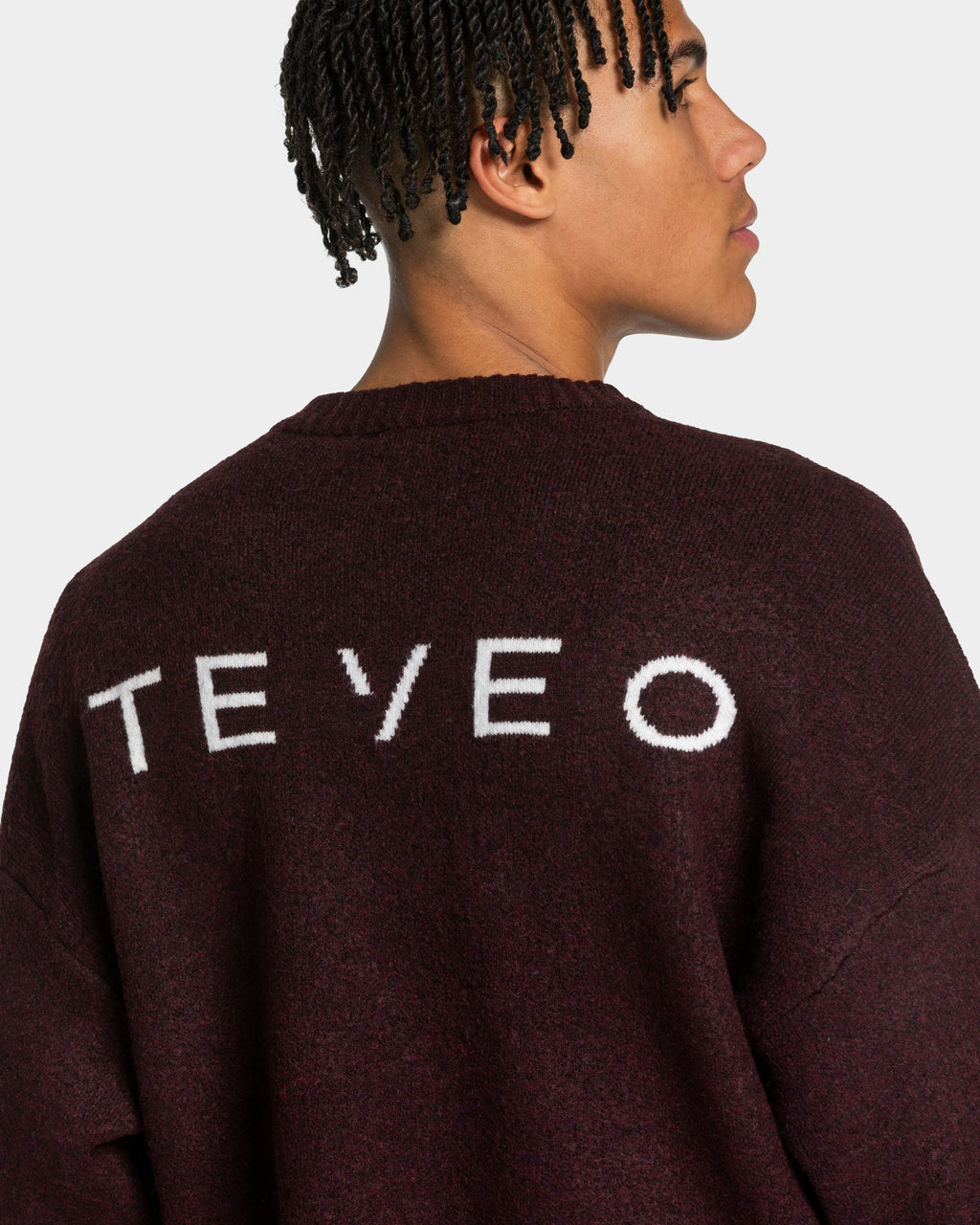 Knit Sweater "Merlot"