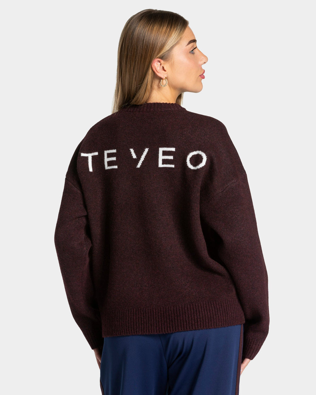 Knit Sweater "Merlot"