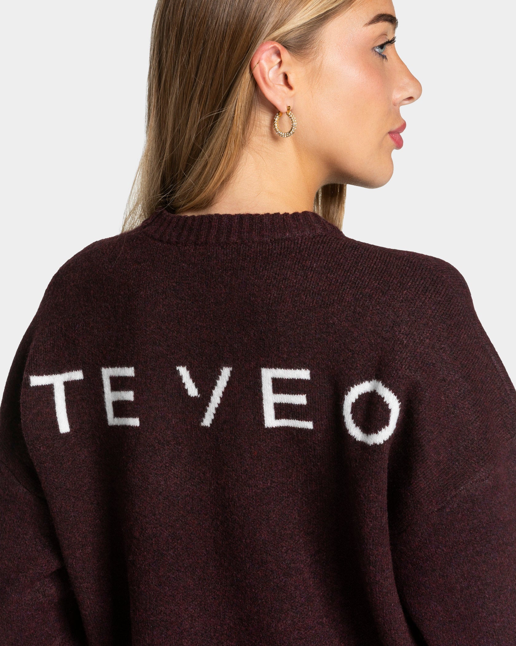 Knit Sweater "Merlot"