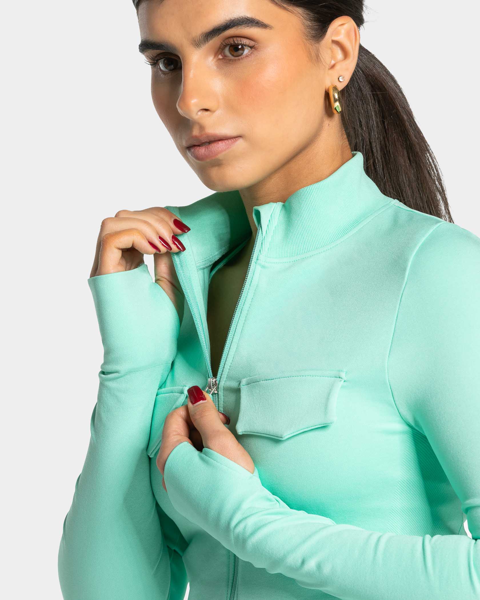 Lift Cargo Zip Jacke "Mint"