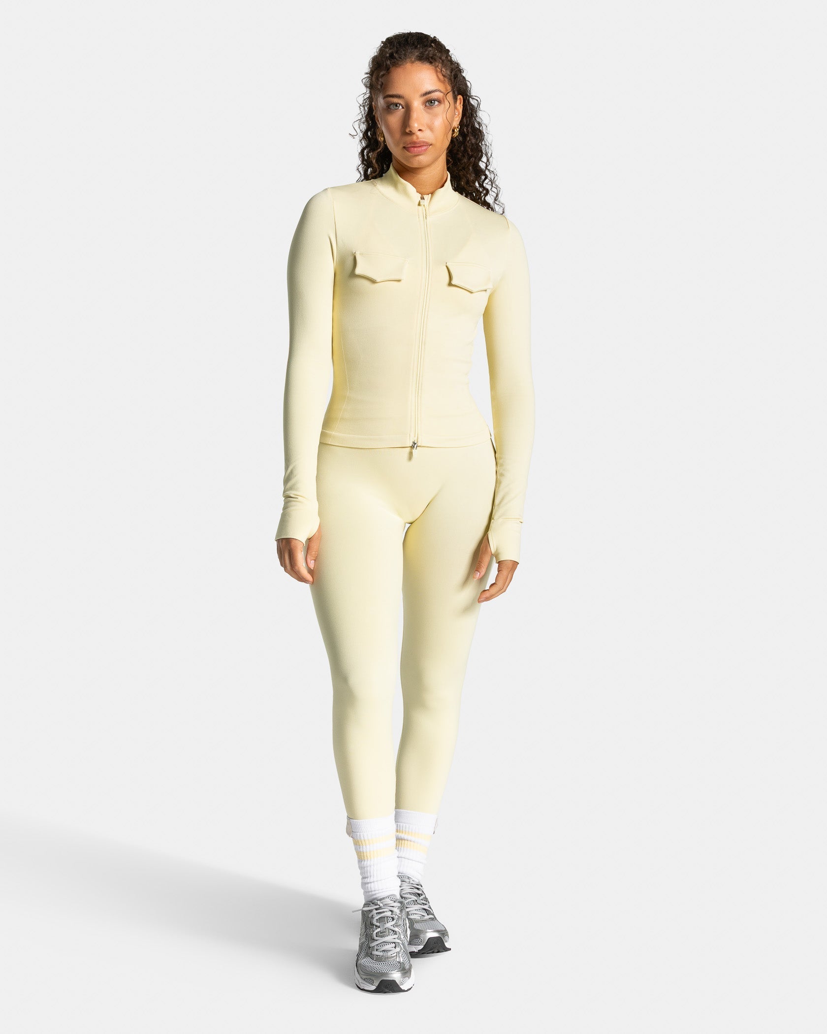 Lift Cargo Zip Jacke "Butter Yellow"