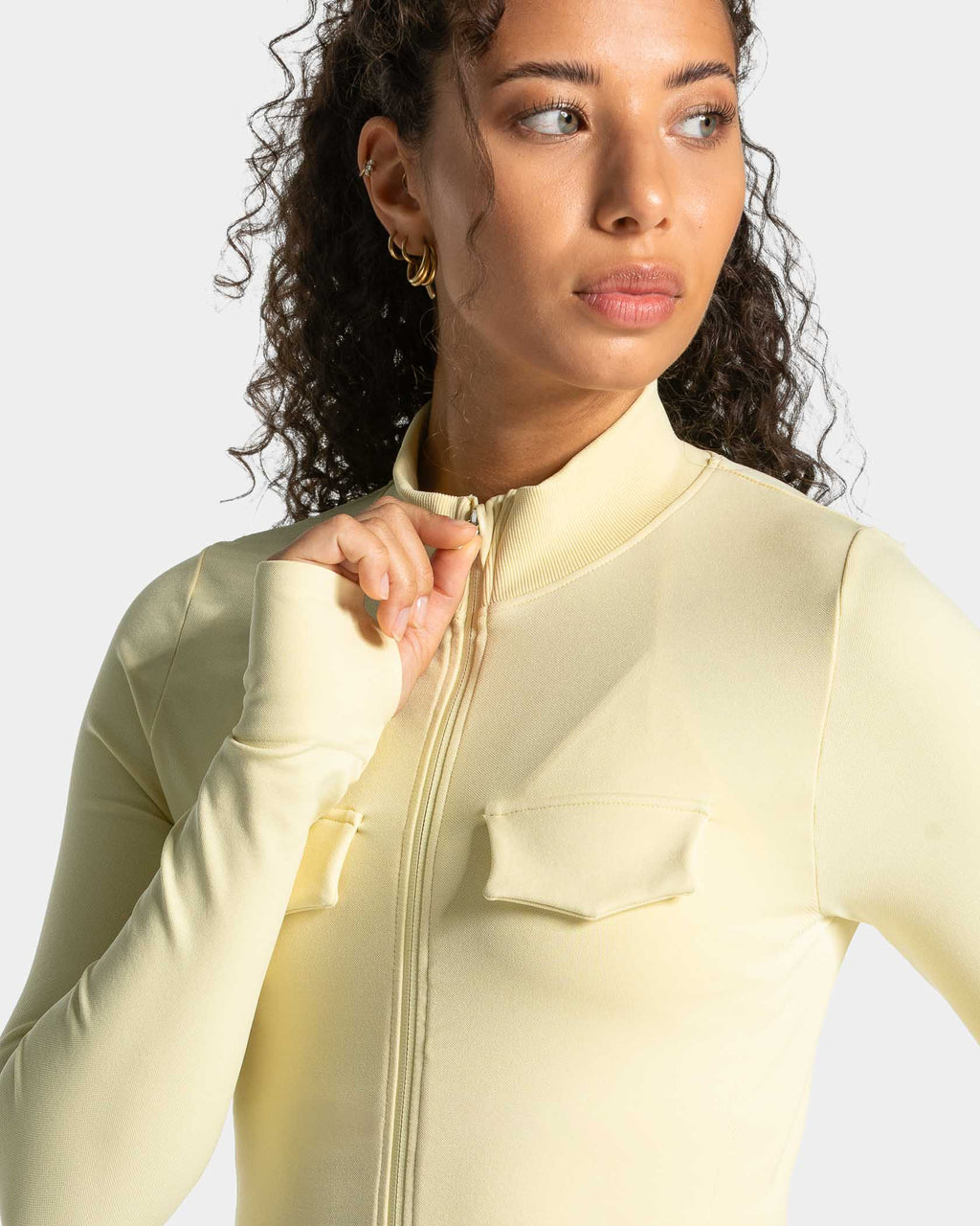 Lift Cargo Zip Jacke "Butter Yellow"