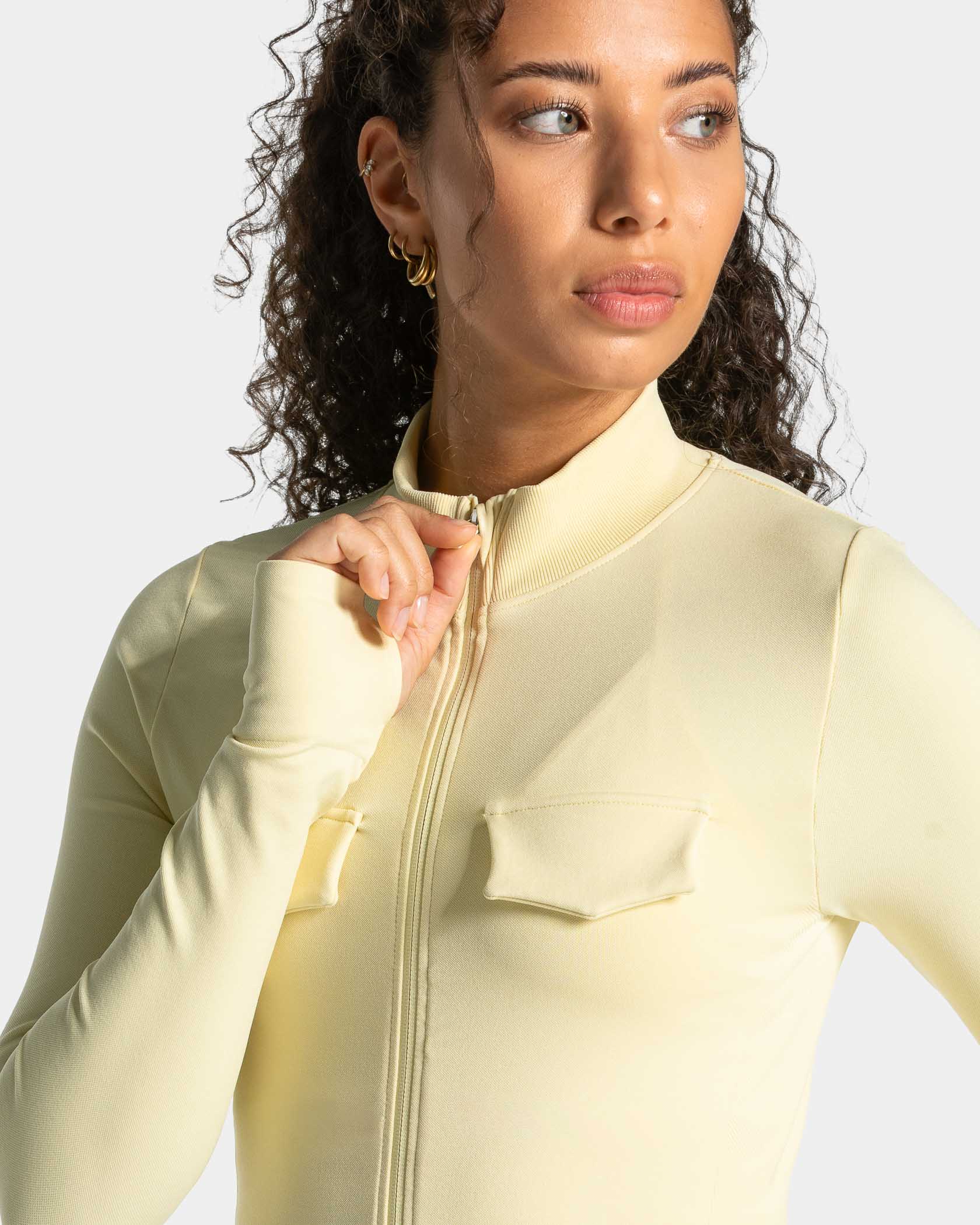 Lift Cargo Zip Jacke "Butter Yellow"