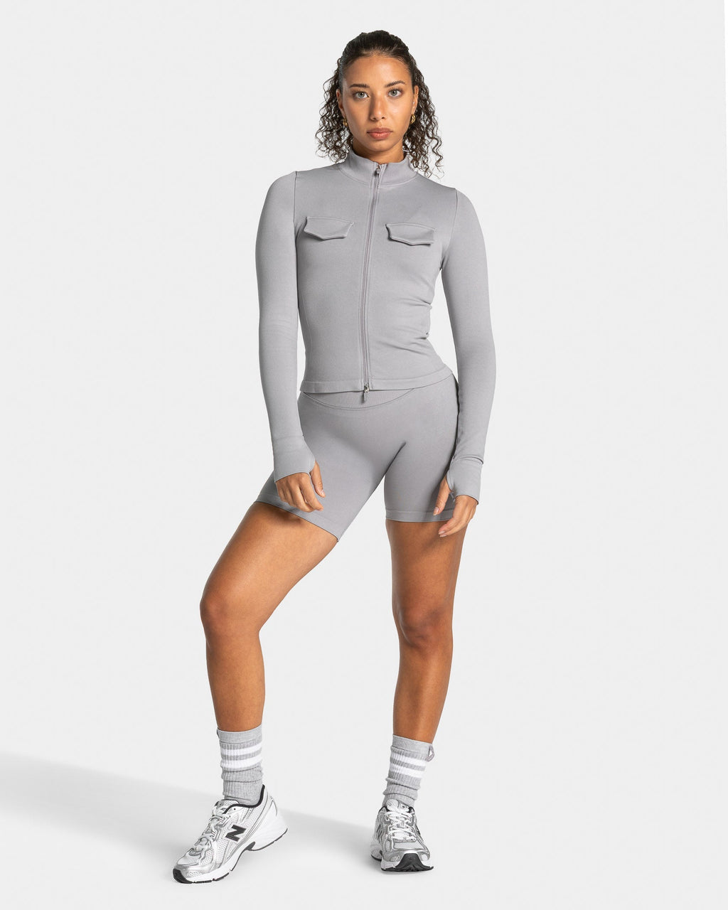 Lift Cargo Zip Jacke "Hellgrau"