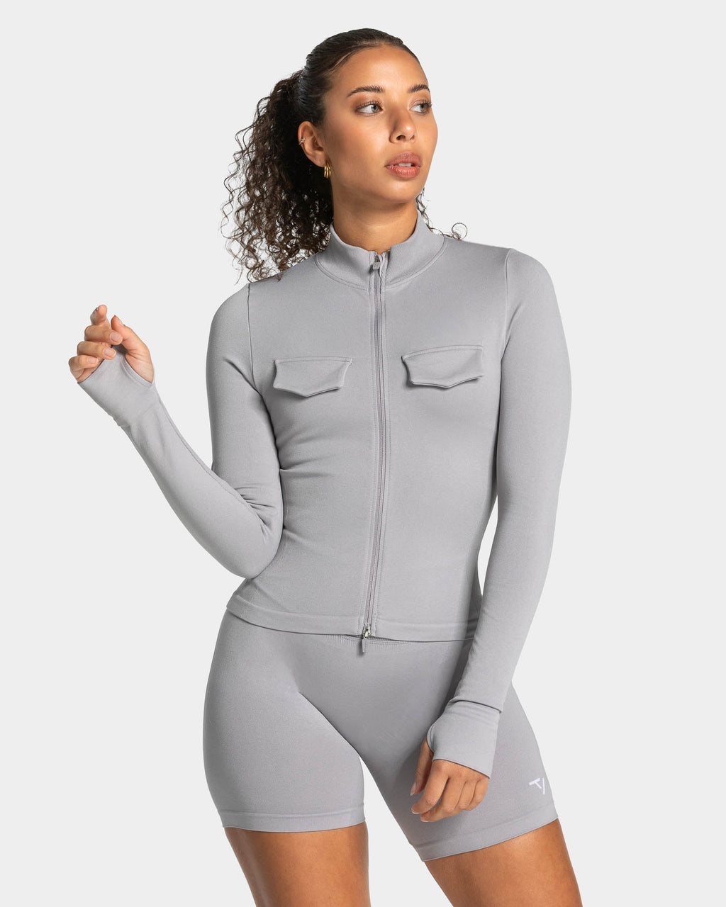 Lift Cargo Zip Jacke "Hellgrau"