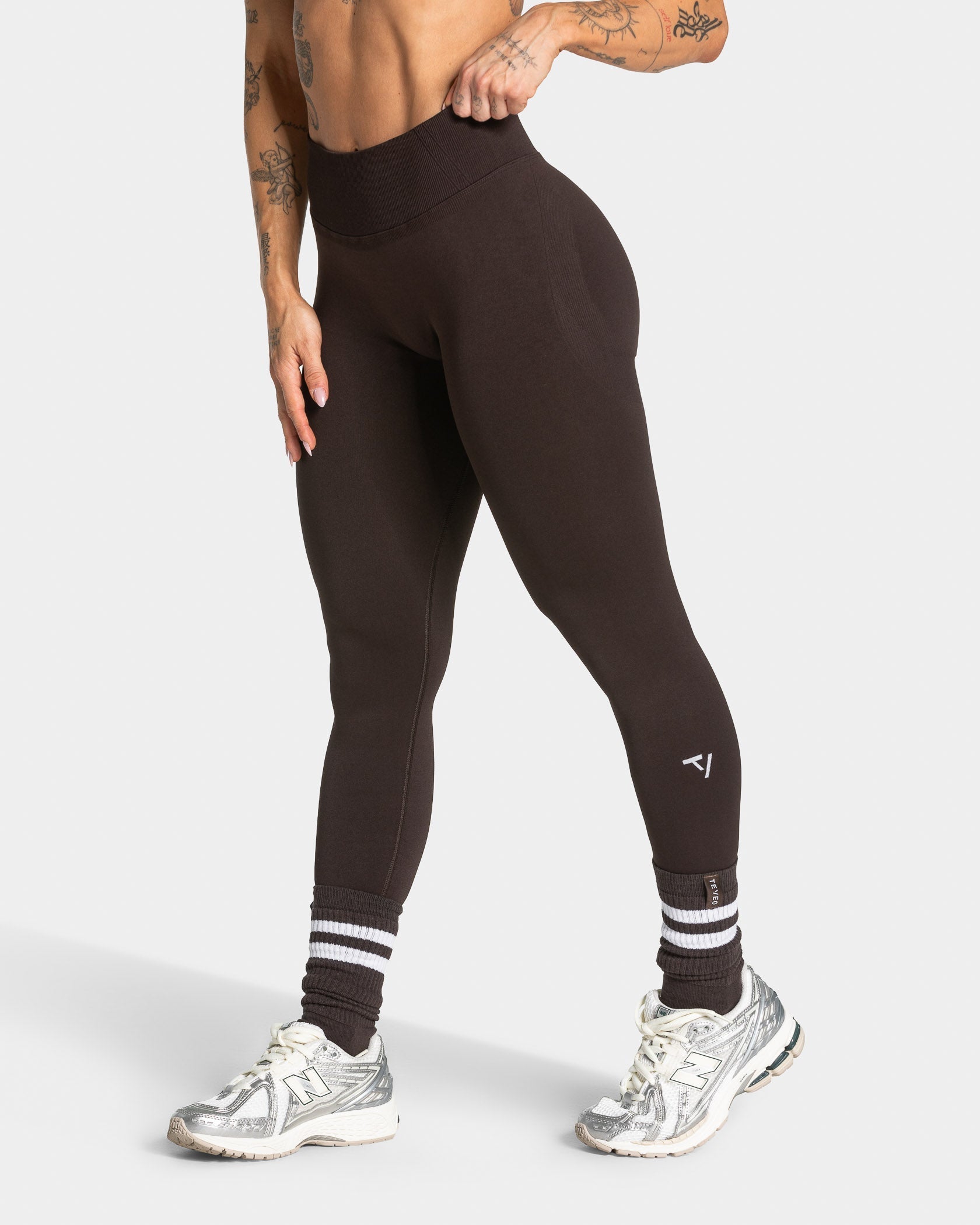 Lift Sculpt Scrunch Leggings "Dark Chocolate"