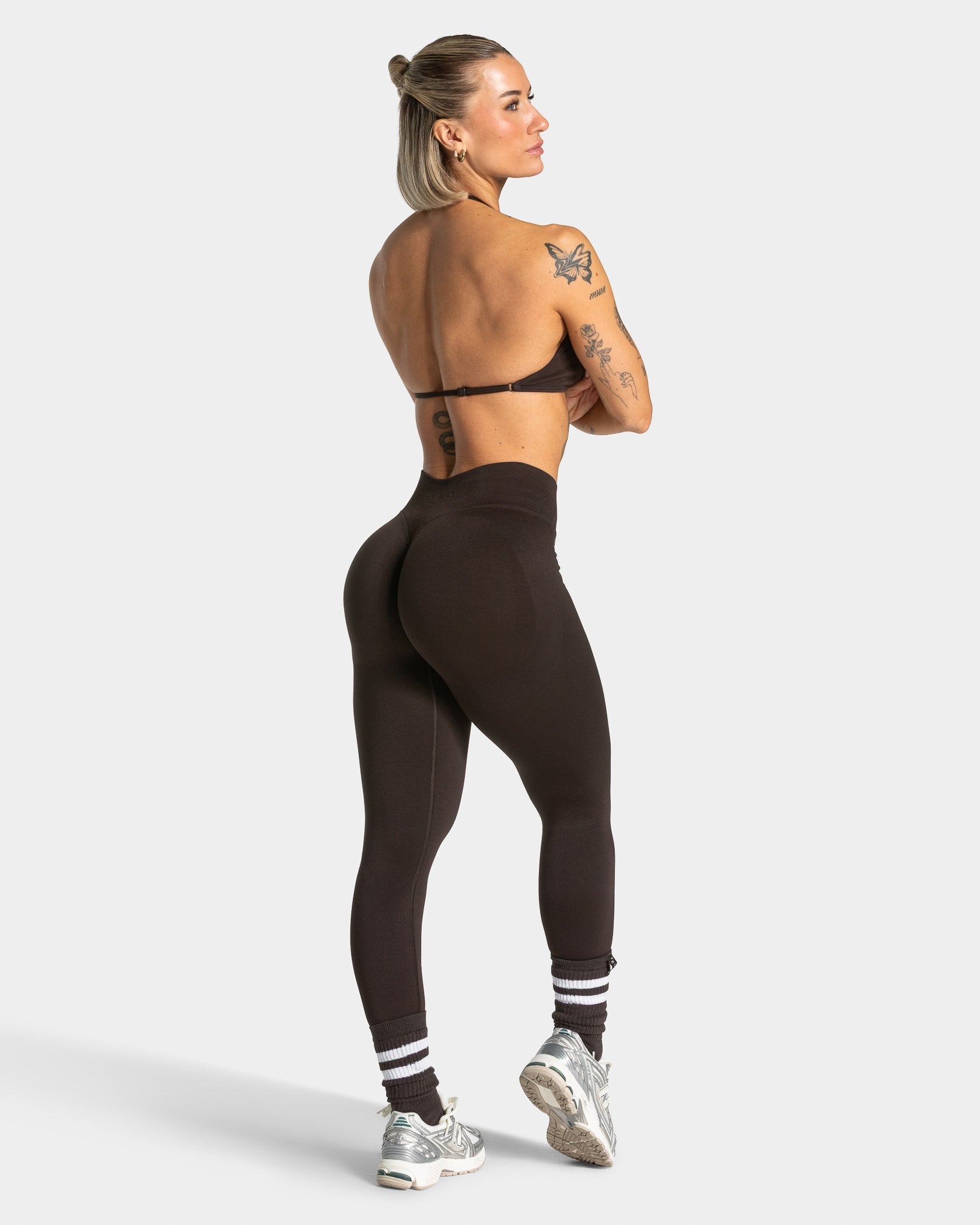 Lift Sculpt Scrunch Leggings "Dark Chocolate"