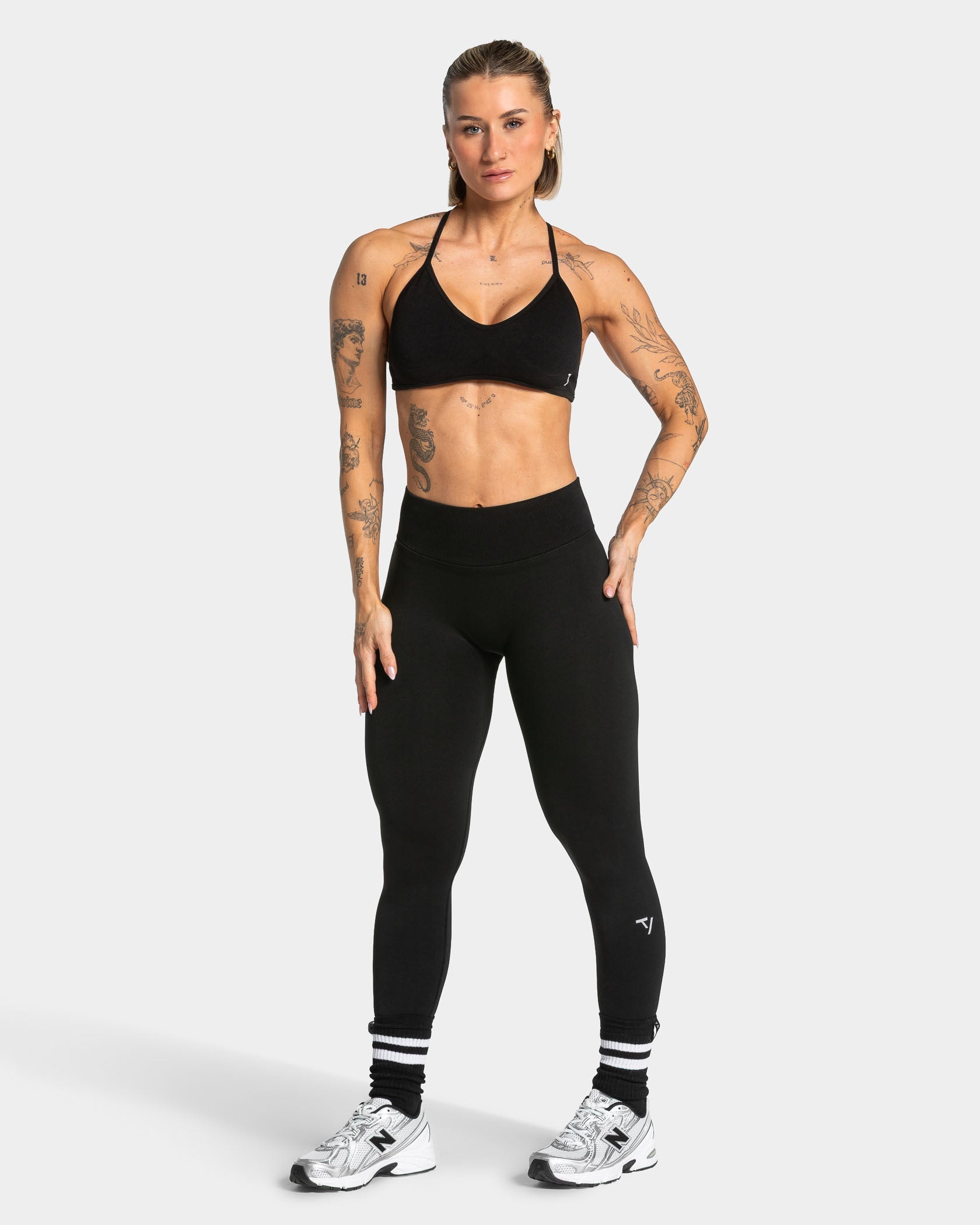 Lift Sculpt Scrunch Leggings "Schwarz"
