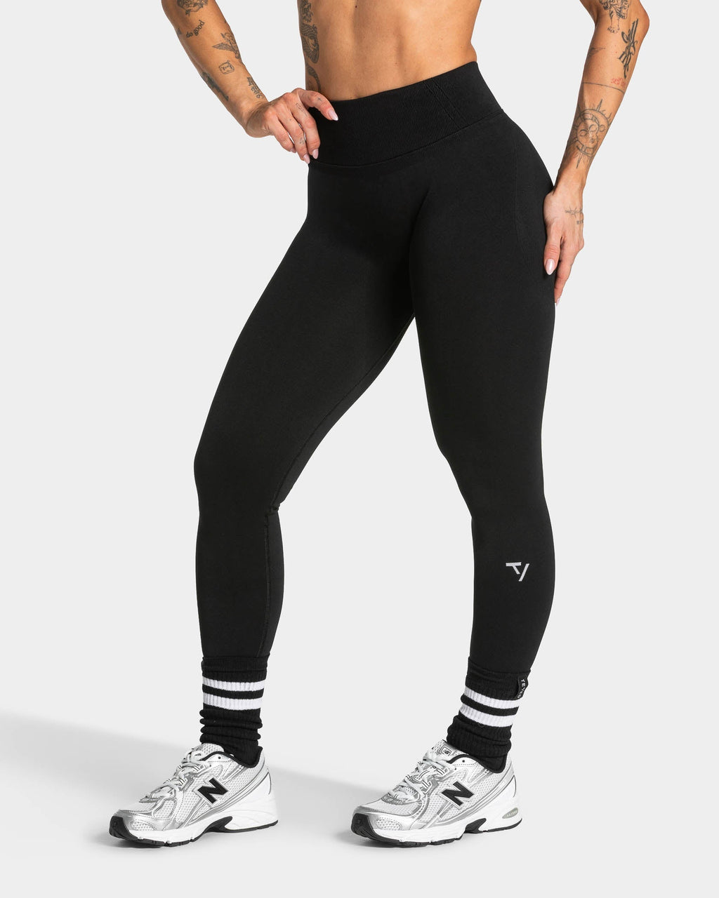 Lift Sculpt Scrunch Leggings "Schwarz"