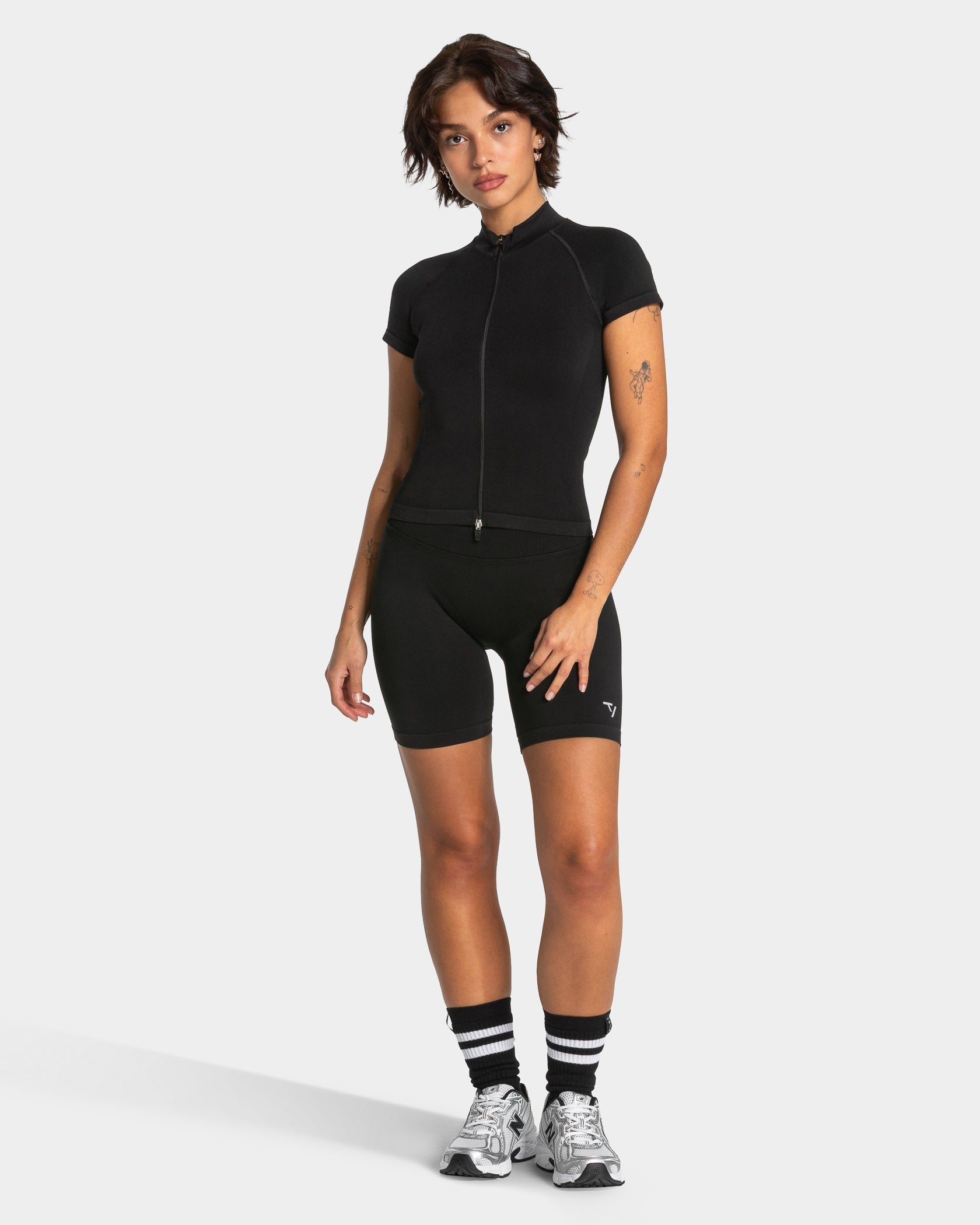 Lift Zip Shortsleeve "Schwarz"